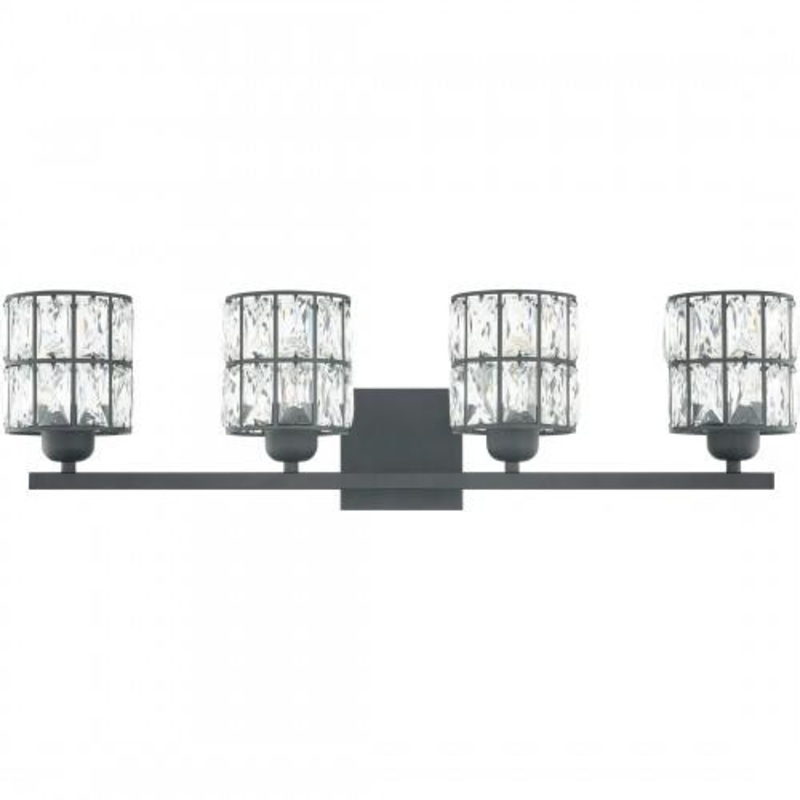 Quoizel GIB8630MBK Gibson Bath 4 lights matte black Bath