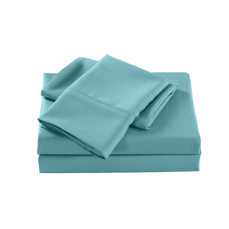 Royal Comfort 2000 Thread Count Bamboo Cooling Sheet Set Ultra Soft Bedding – King – Aqua