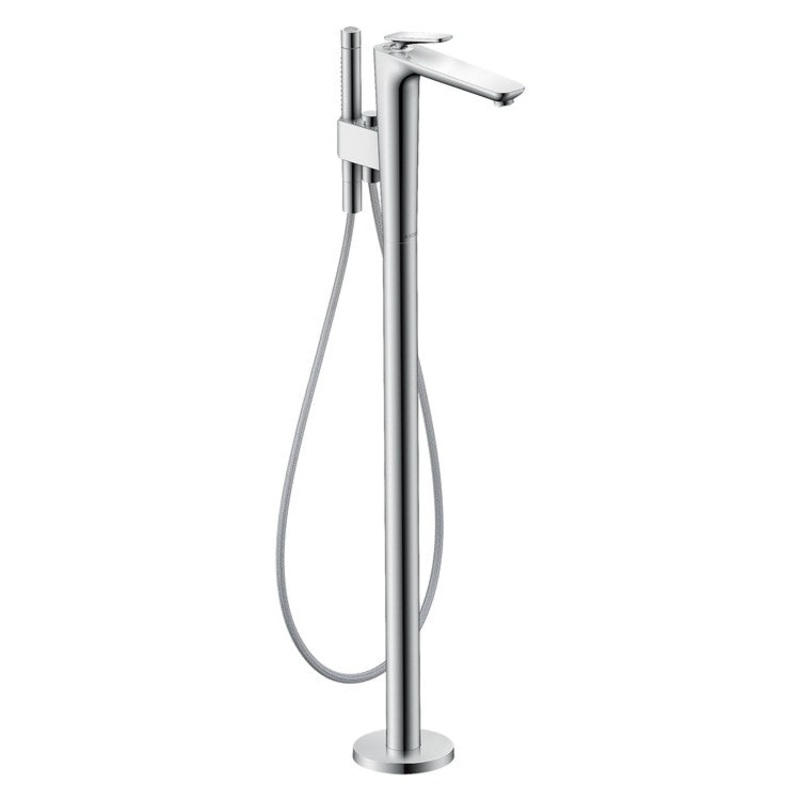 Tub Filler Trim Citterio C 1 Lever Chrome WaterSense Freestanding 6.2 Gallons per Minute