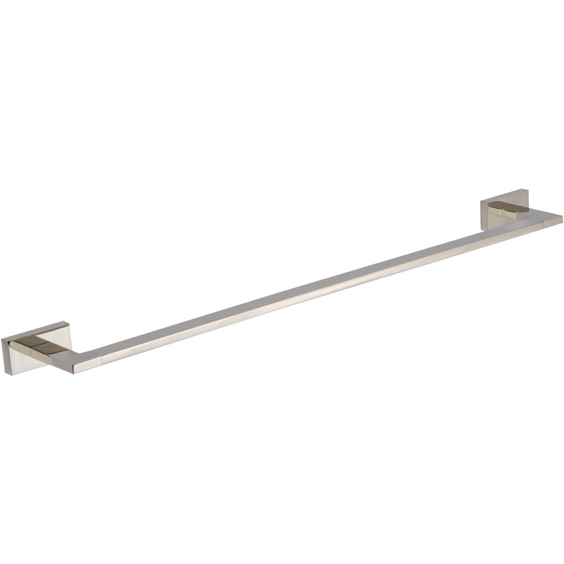 Atlas Homewares Axel Bath Towel Bar 24 Inch Single Polished Nickel