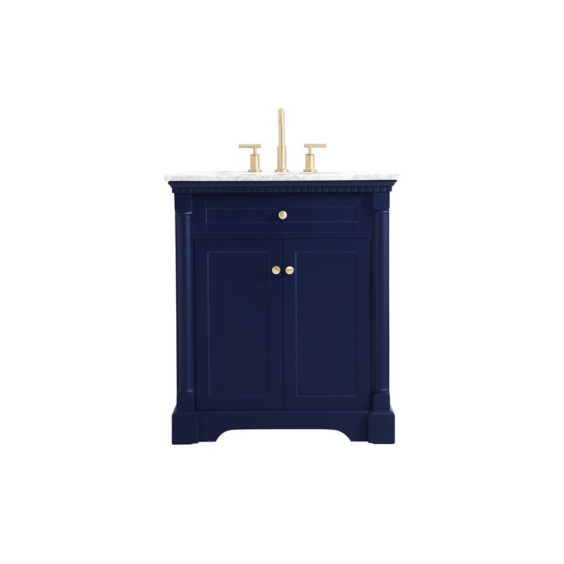 Bathroom Vanity Set from the Clarence Collection in Blue Finish by Elegant Lighting