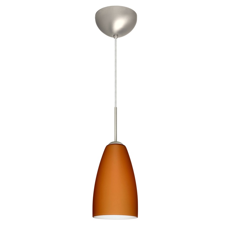 Besa 1JC-151180-SN Riva One Light Pendant Satin Nickel