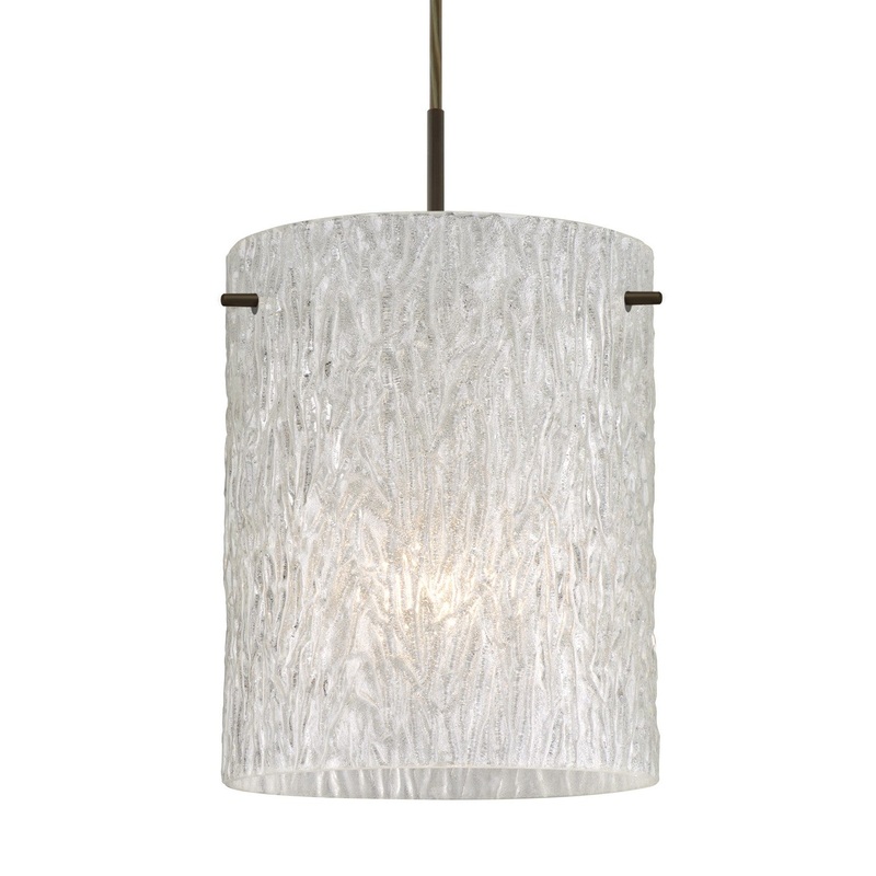 Besa 1JC-4006GL-BR Besa Tamburo 8 Pendant One Light Pendant Bronze