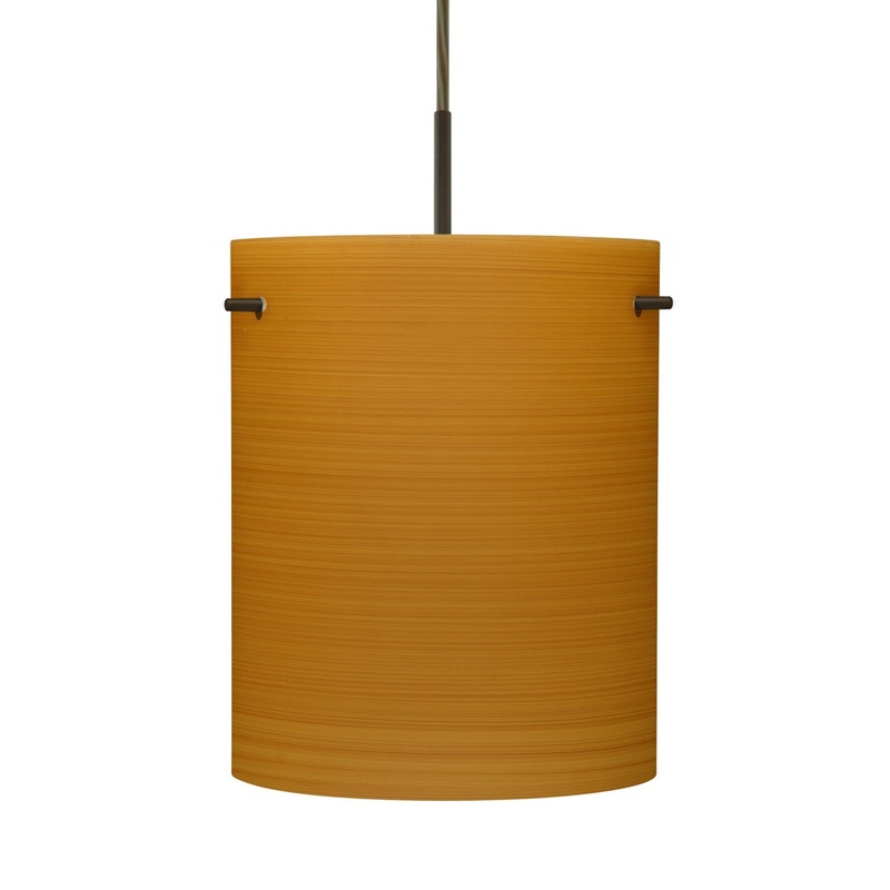 Besa 1JC-4006OK-LED-BR Besa Tamburo 8 Pendant LED Pendant Bronze