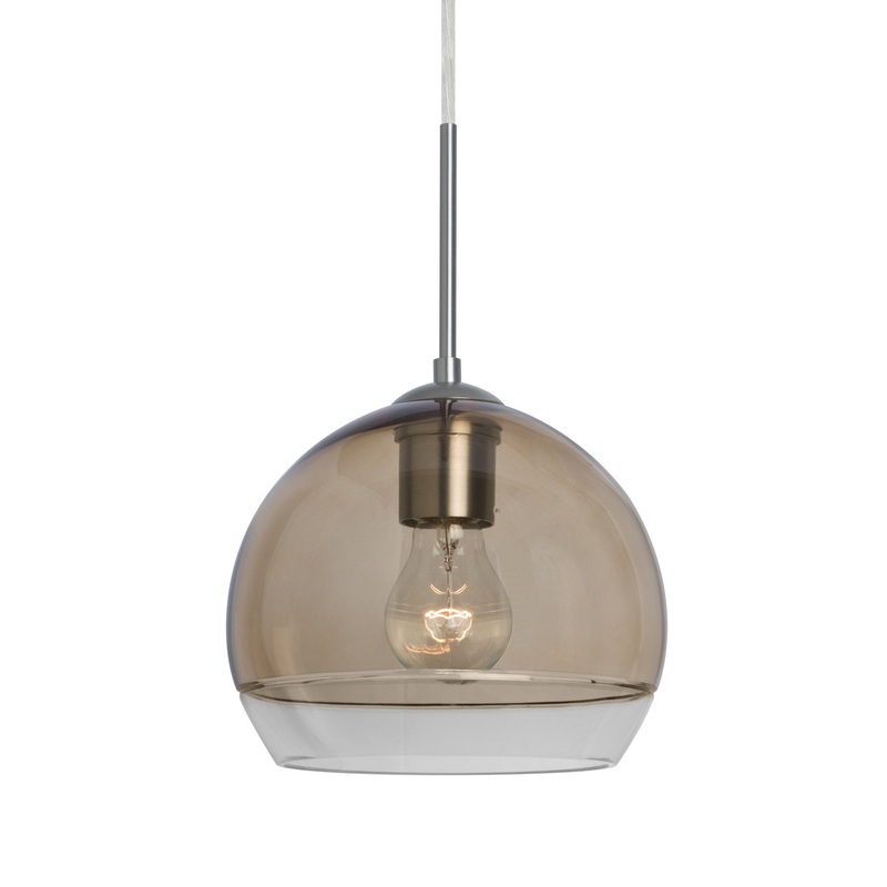 Besa J-ALLY8SM-SN Ally One Light Pendant Satin Nickel