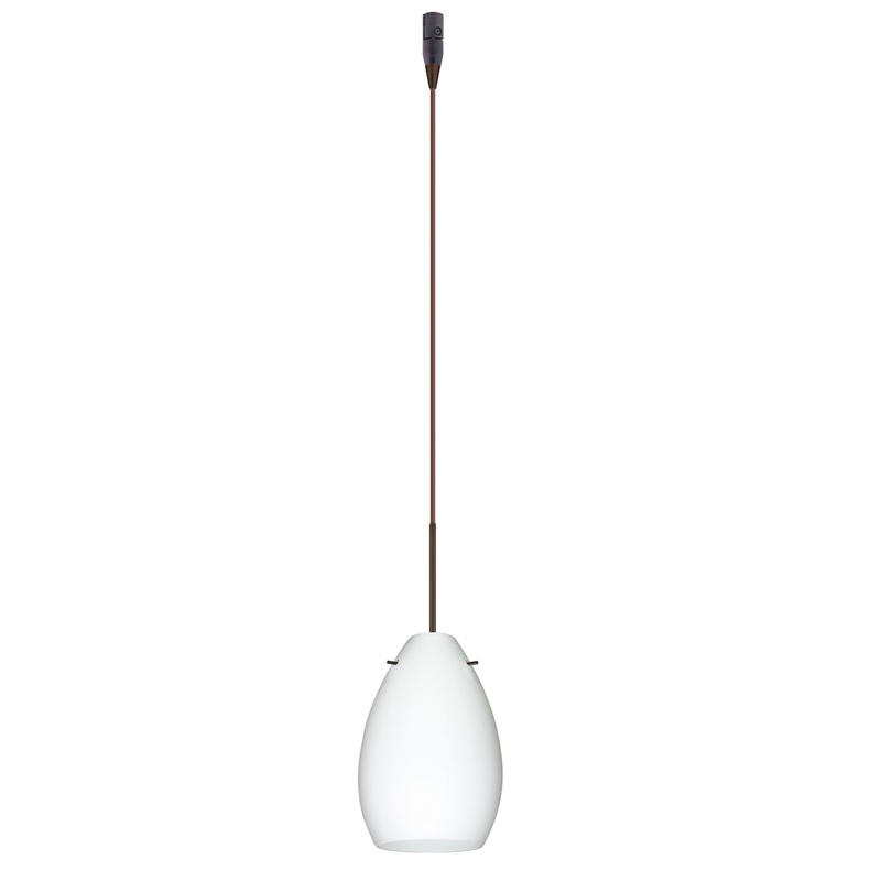 Besa RXP-171307-BR Pera One Light Pendant Bronze