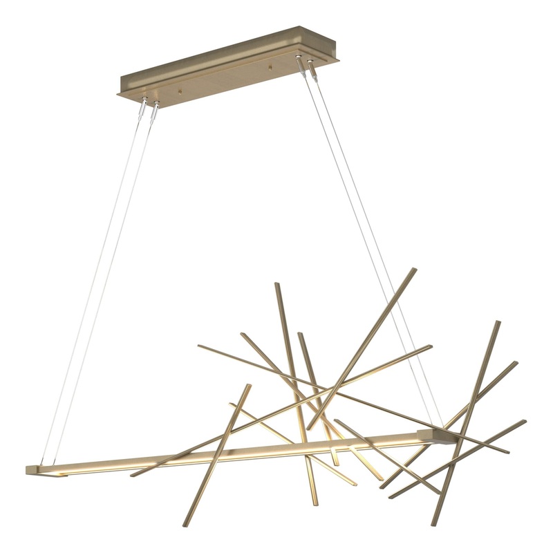 Cascade LED Pendant Soft Gold