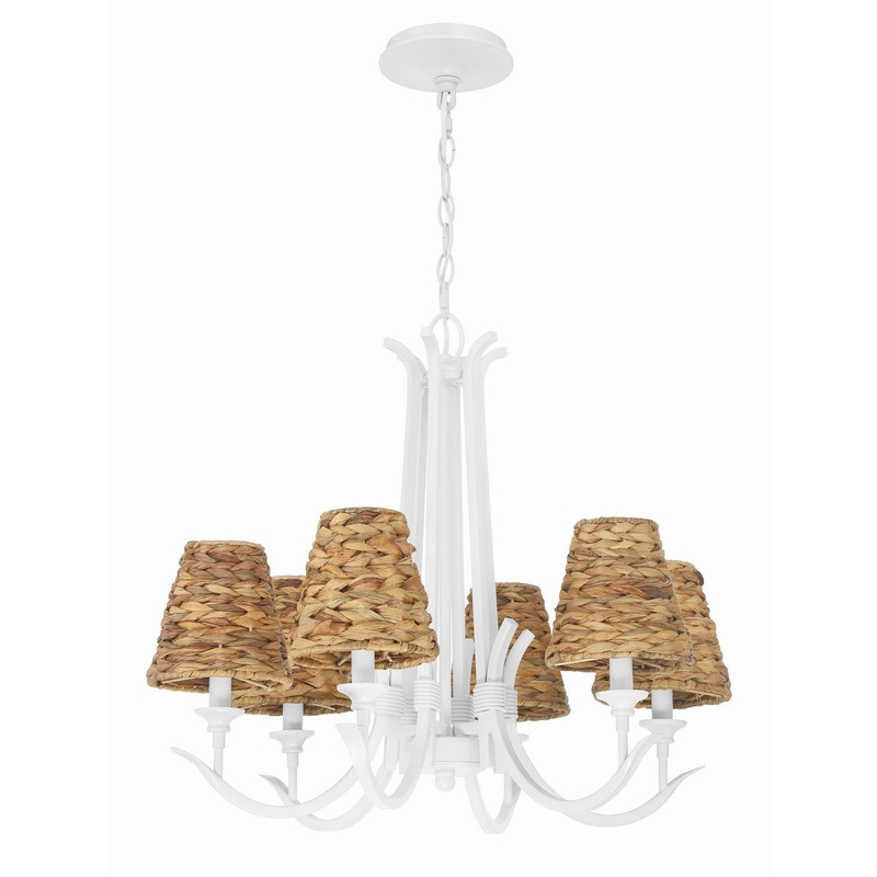 Craftmade 58326-MWW Kokomo Six Light Chandelier Matte White
