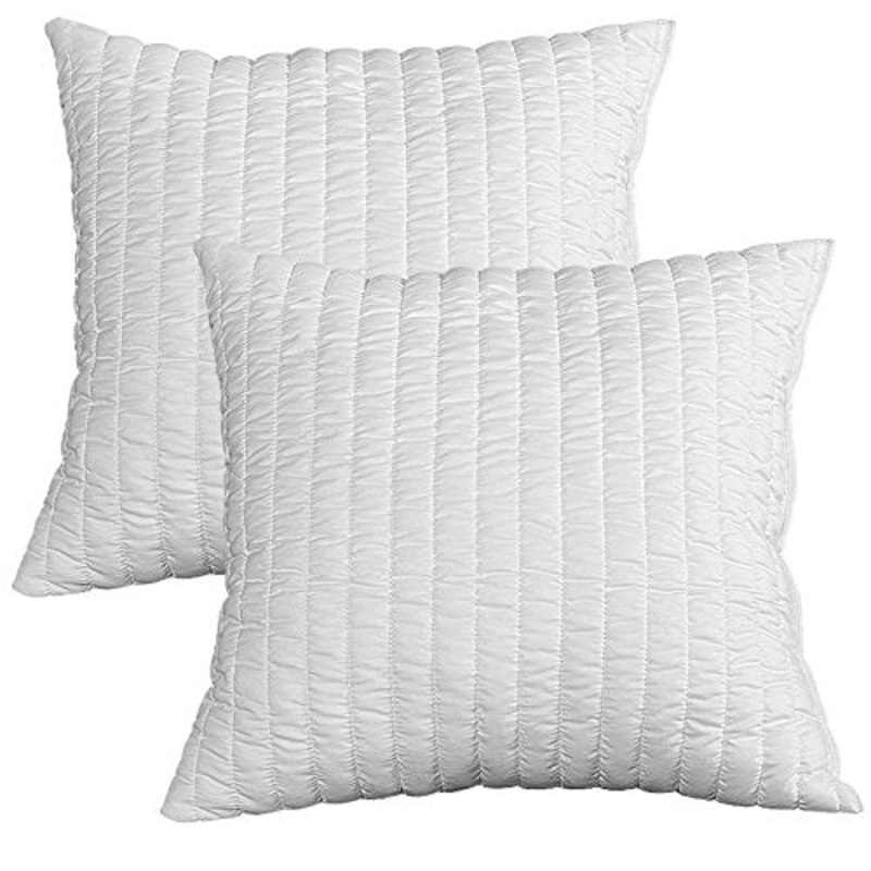 Evergreenweb – Coppia Cuscini 80×80 alti 12cm in Memory Foam da Letto o Arredo Divano Sofa Imbottitura 100% Fiocco Morbida effetto Piuma Indeformabile Traspirante Anallergico 2 Guanciali OFFERTA PRIME