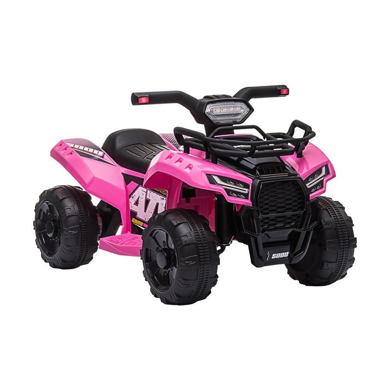 Kids Ride On Car Electric ATV Rechargeable Pink