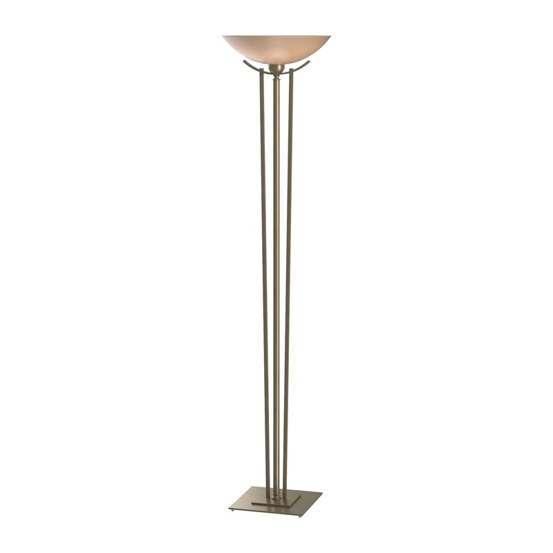 Taper Torchiere Soft Gold Sand Glass (SS)