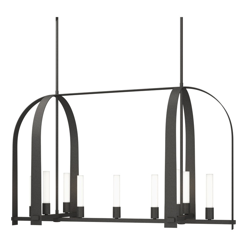 Triomphe 9-Light Linear Pendant Natural Iron