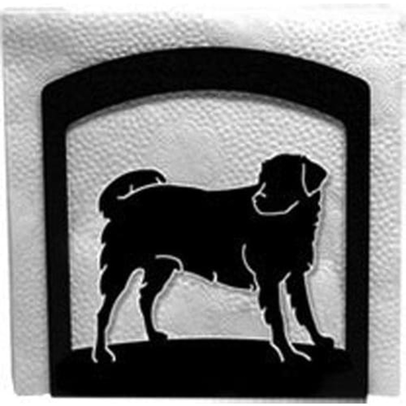 Village Wrought Iron NH-105 Dog Napkin Holder