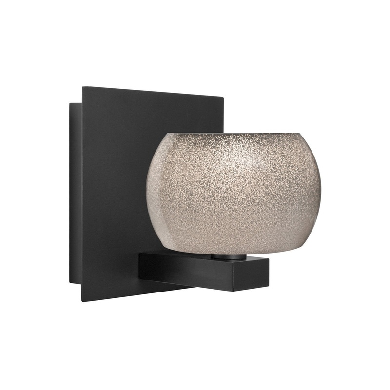 Besa 1WF-KENOSM-LED-BK Besa Keno Vanity LED Wall Sconce Black