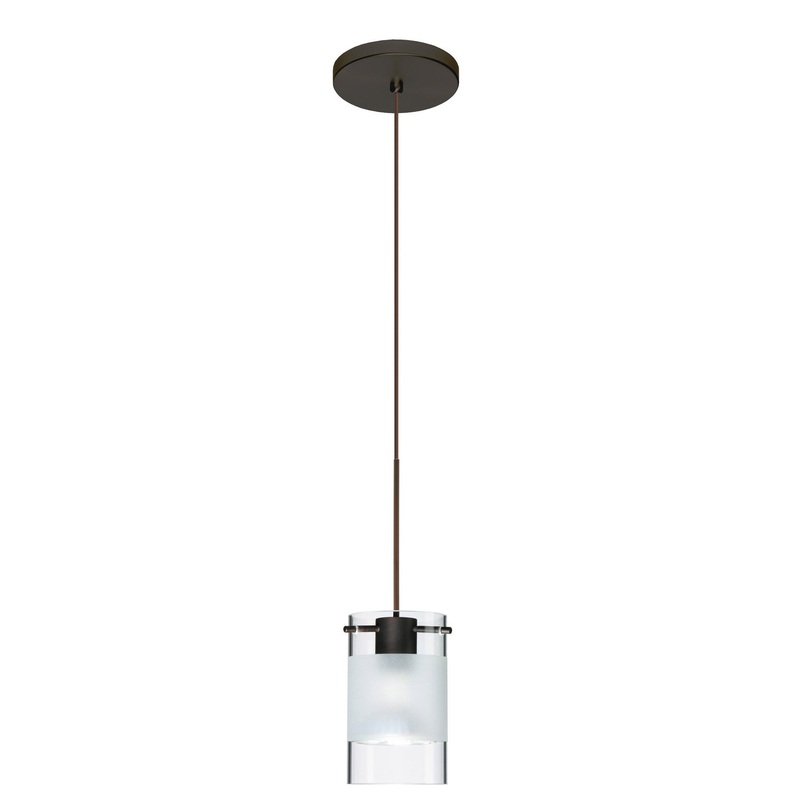 Besa 1XT-6524EC-BR Scope One Light Pendant Bronze
