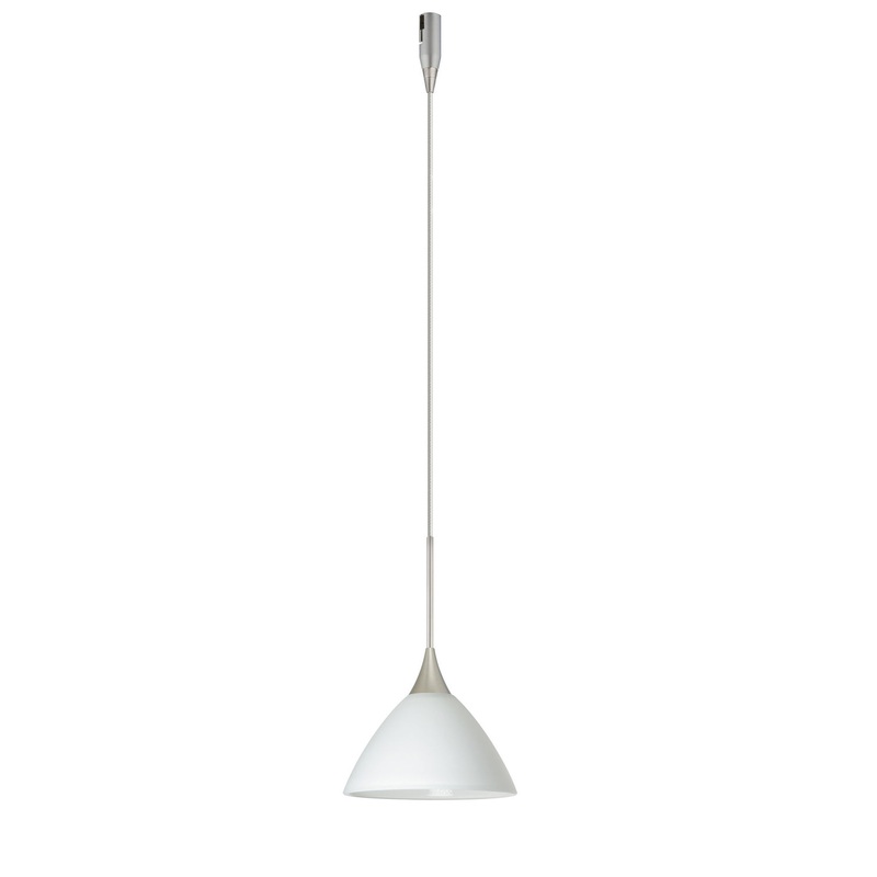 Besa RXP-174307-SN Domi One Light Pendant Satin Nickel