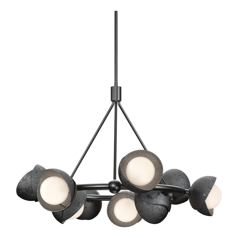 Brooklyn 9-Light Double Shade Ring Pendant Ink Ink