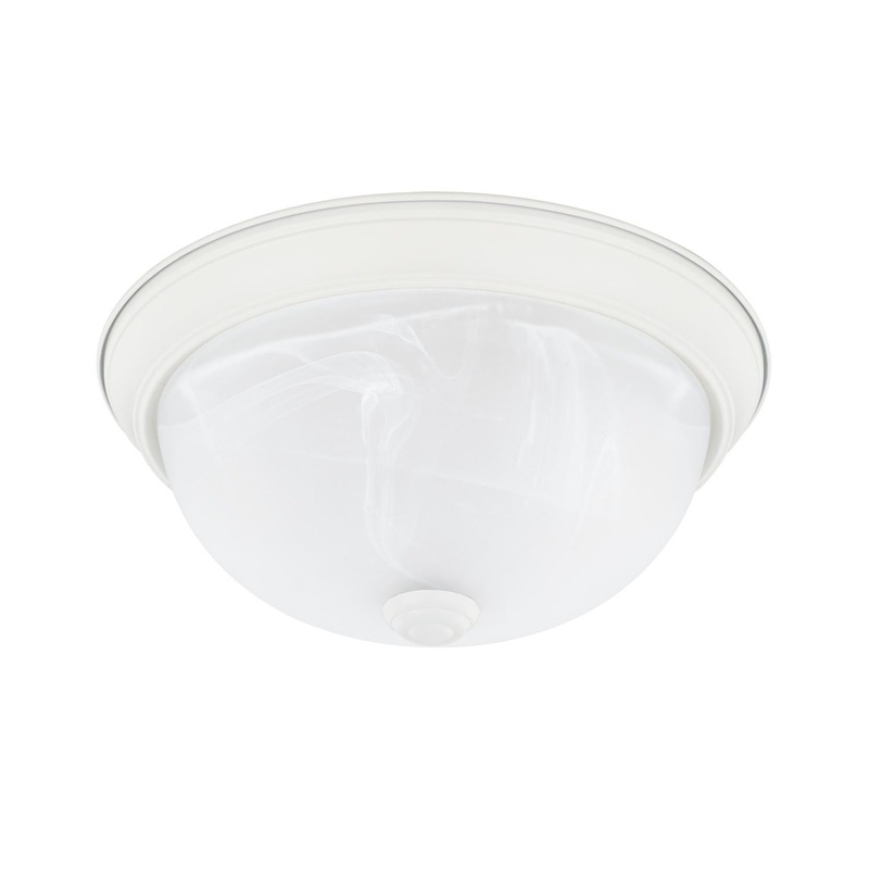 Capital Lighting 219021MW Bates 2 Light Flush Mount Matte White