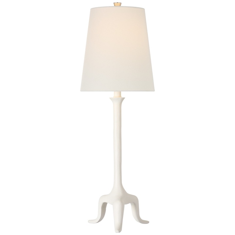 LED Table Lamp from the Mathilde Collection in Plaster White Finish by Visual Comfort Signature