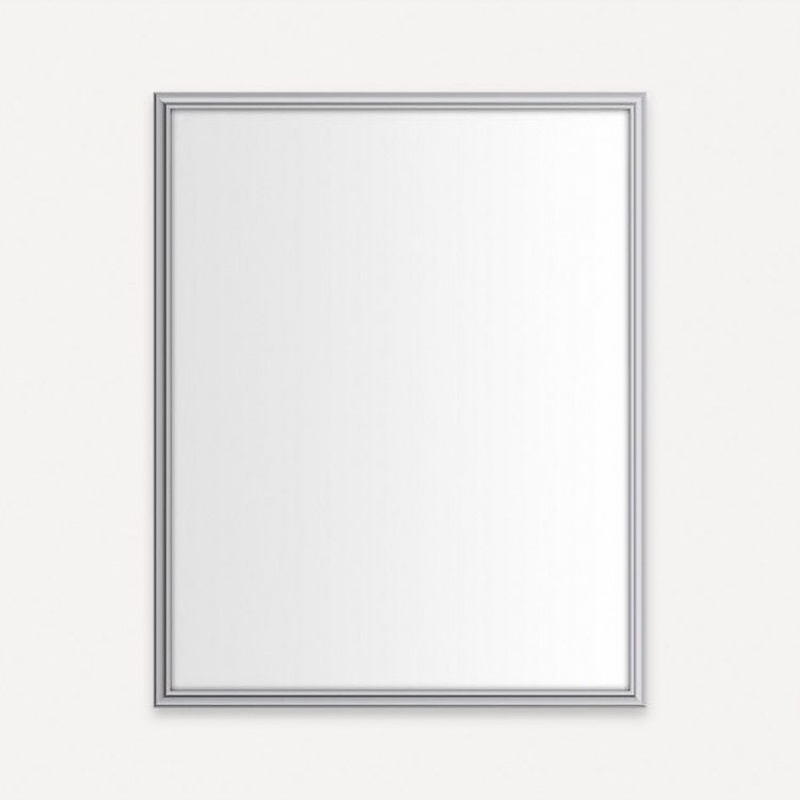 Medicine Cabinet Main Line 24W x 30H x 4D Inch 1 Doors Framed Mirror Chrome Flat Top Reversible Rosemont Frame Slow Close Hinges Sliding Magnification Mirror Magnetic Strip Interior Lighting USB Charging ports Electrical Outlets Phone Holder