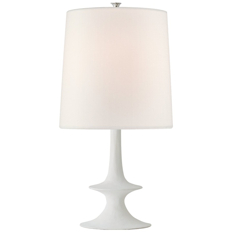 One Light Table Lamp from the Lakmos Collection in Plaster White Finish by Visual Comfort Signature