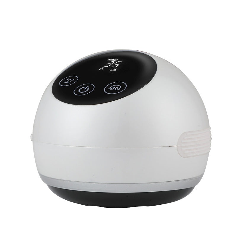 Smart Electric Cupping & Gua Sha Massager with Red Light Therapy & Magnetic Stones – 5 Levels, Rechargeable(white)