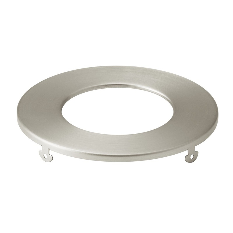3in Round Slim Downlight Trim from the Direct To Ceiling Unv Accessor Collection in Brushed Nickel Finish by Kichler