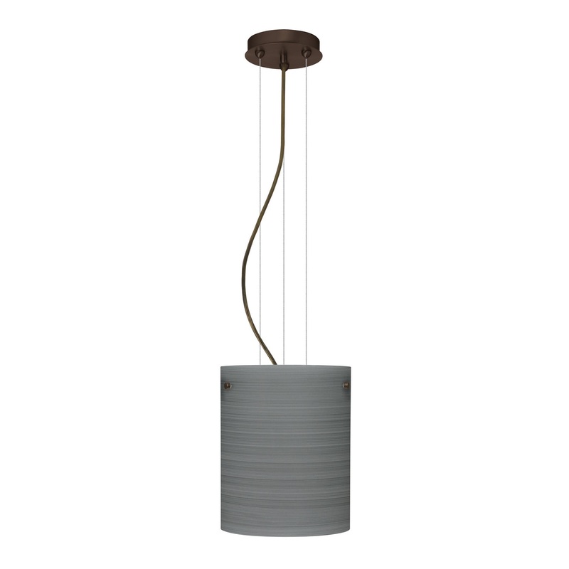 Besa 1KG-4006TN-LED-BR Tamburo One Light Pendant Bronze