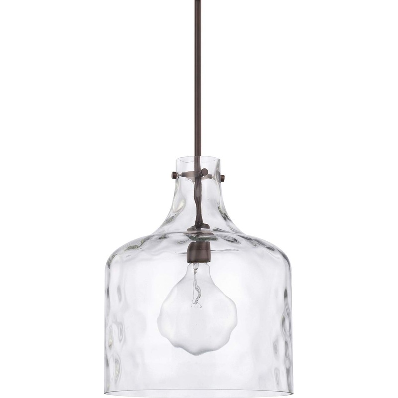 Capital Lighting 325717BZ Crawford 1 Light Pendant Bronze