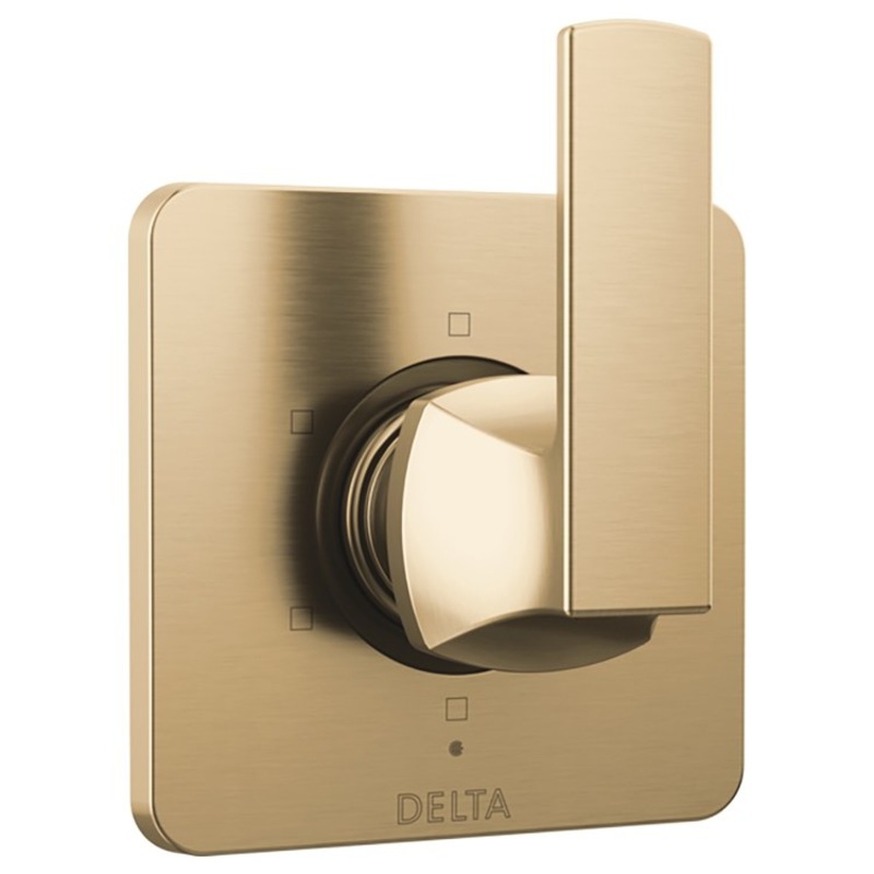 Diverter Trim Velum 3 Port 6 Functions Brilliance Champagne Bronze 1 Lever ADA