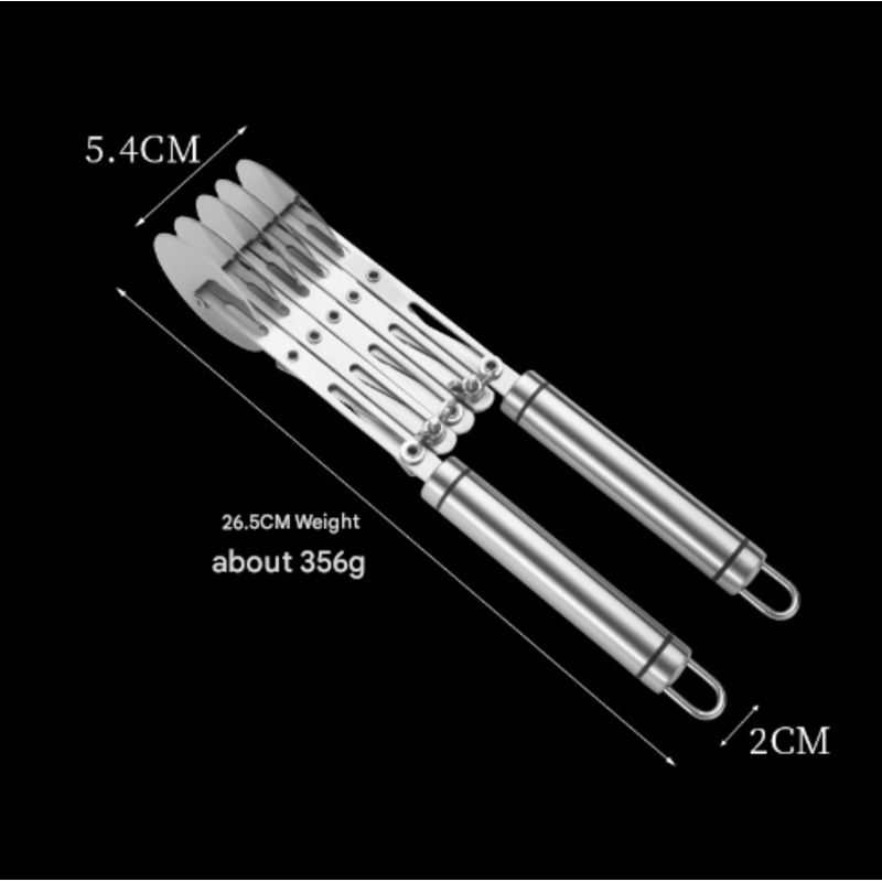 Doughnut Cutter Five Wheels Stainless Steel Multi-Wheel Rolling Dough Cutter – Pastry, Noodle & Lattice Slicer
