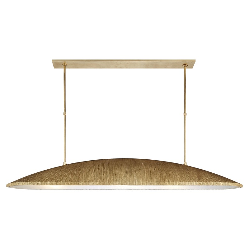 LED Linear Chandelier from the Utopia Collection in Gild Finish by Visual Comfort Signature