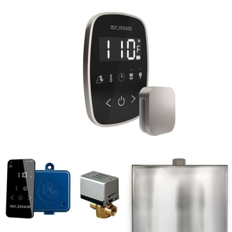 Steam Kit ButlerFlex Black/Brushed Nickel Control Package for MS90 to MSSUPER3