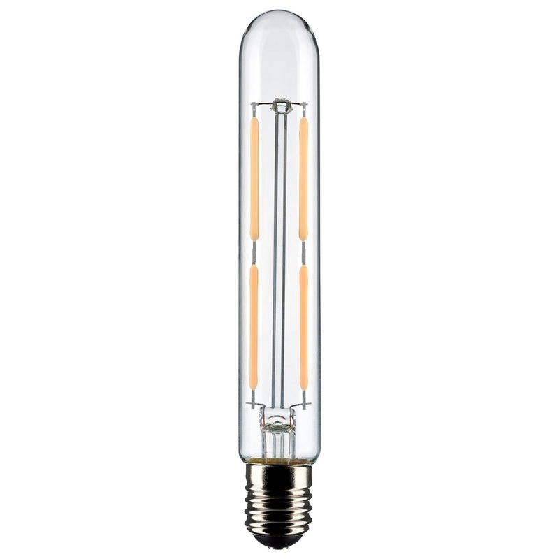 4 Watt T6.5 LED – Clear – Intermediate Base – 3000K – 400 Lumens – 120 Volt Light Bulb by Satco