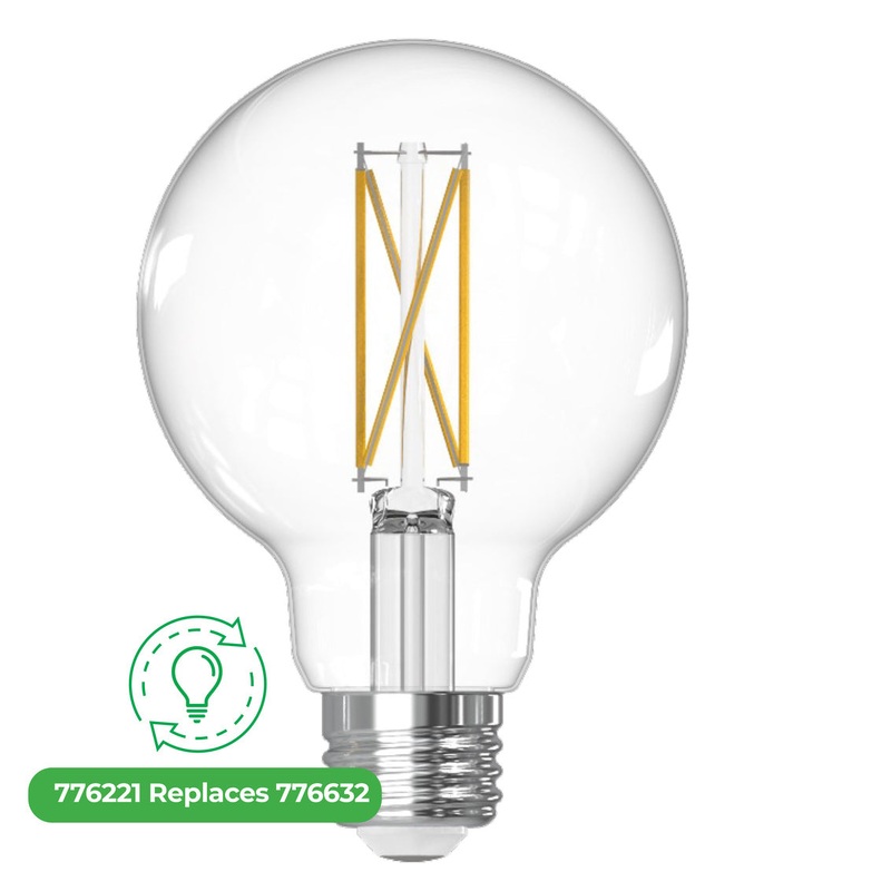 7.60Watt G25 Clear, 800  Lumens, E26 base, 120 Volt Light Bulb by Bulbrite
