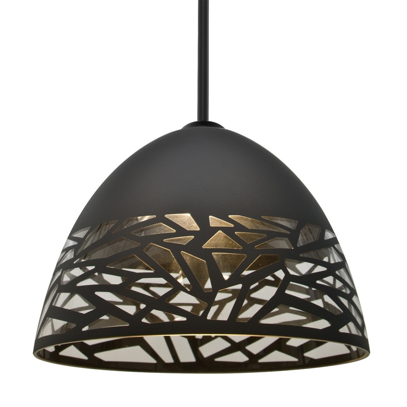 Besa 1TT-KIEVBK-BK Besa Kiev Stem Pendant One Light Pendant Black