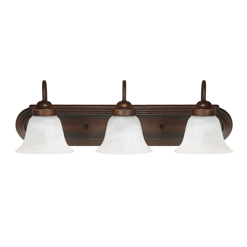 Capital Lighting 1033BB-118 Arthur 3 Light Vanity Burnished Bronze