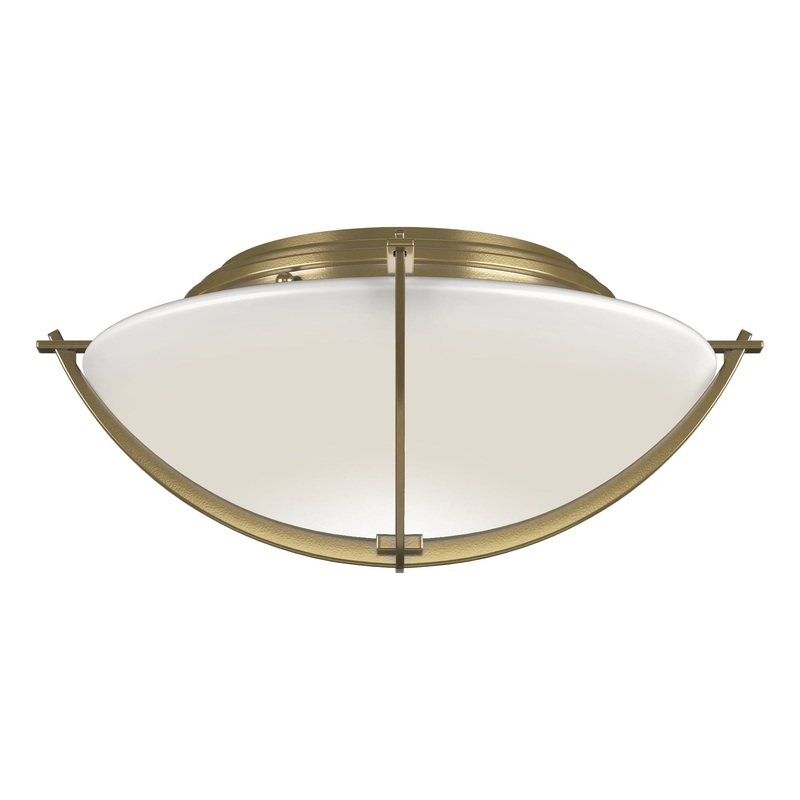 Compass Flush Mount Modern Brass