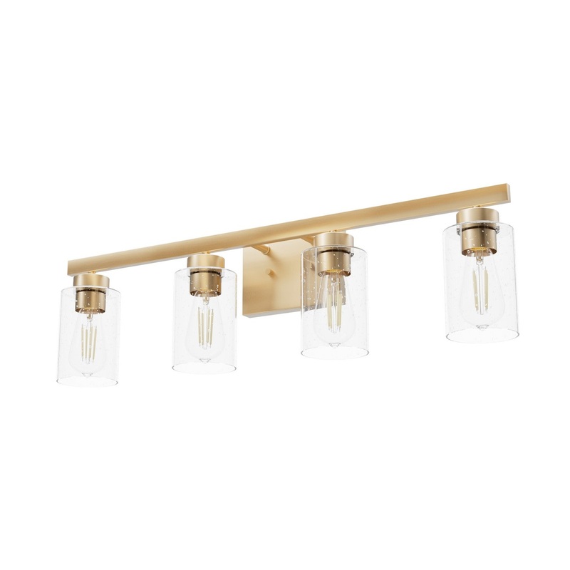 Four Light Vanity from the Hartland Collection in Alturas Gold Finish by Hunter