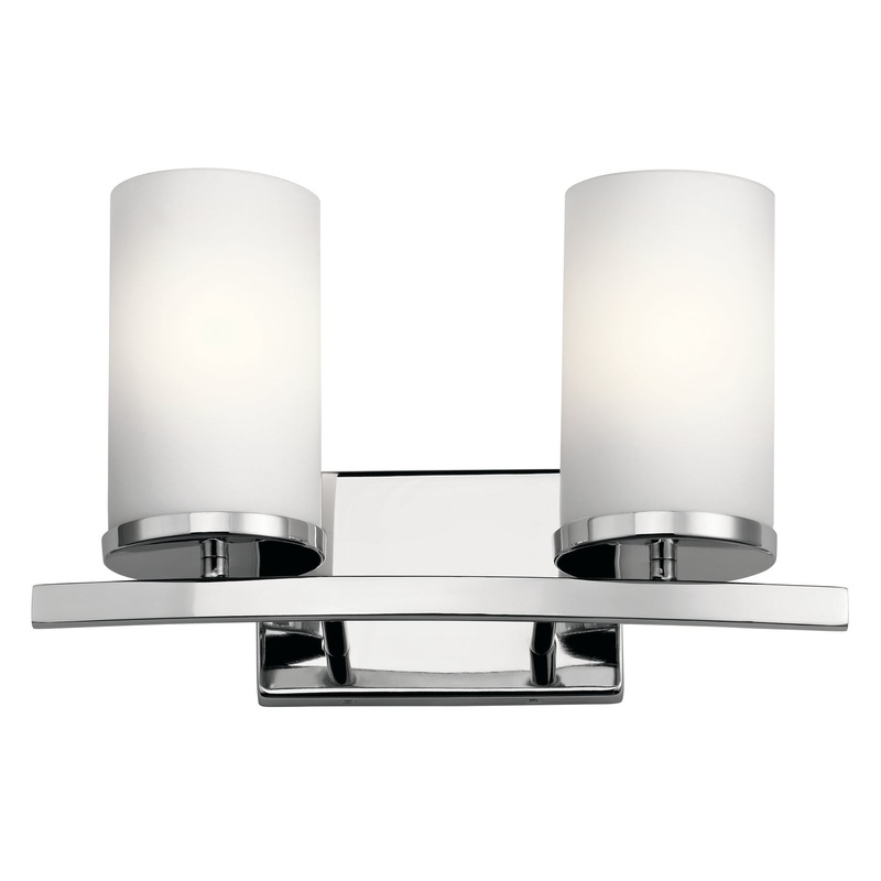 Kichler 45496CH Two Light Bath, Chrome