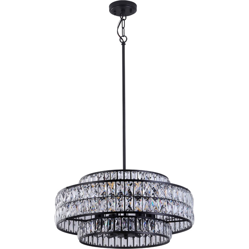 Skylon 6-Light Pendant Black
