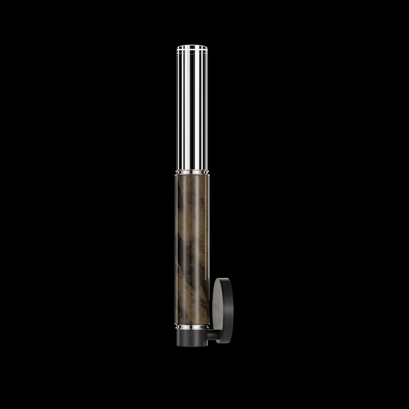 Antonia 21.75″H Sconce Black/Nickel/Charcoal