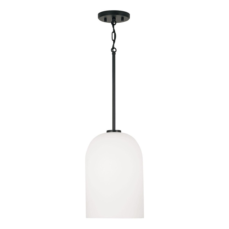 Capital Lighting 348811MB Lawson 1 Light Pendant Matte Black