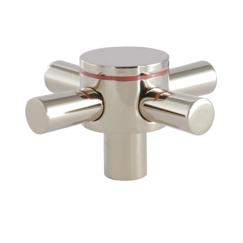 Concord KSH414PBH Hot Metal Cross Handle, Polished Brass
