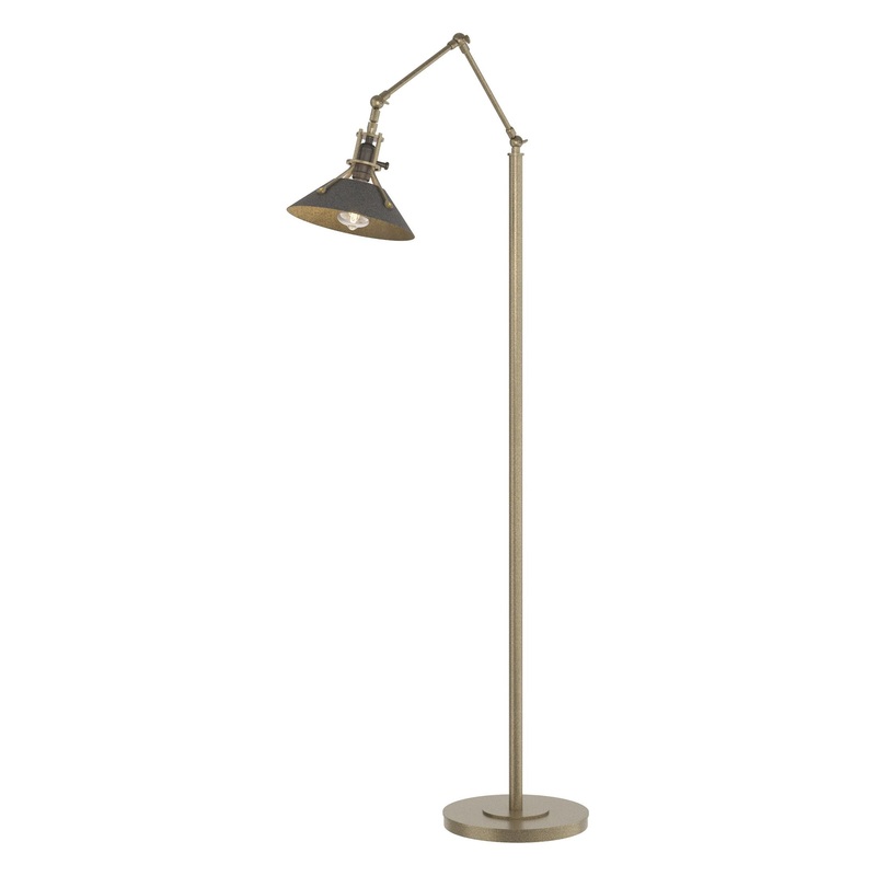 Henry Floor Lamp Soft Gold Natural Iron