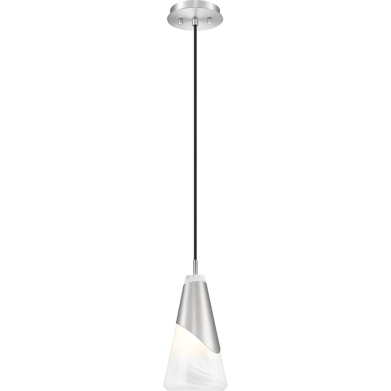 Aimie 1-Light Pendant Brushed Nickel