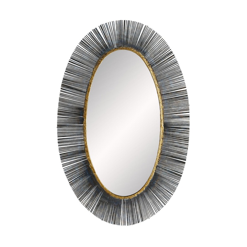 Arteriors 3154 Perseus Mirror Natural Iron