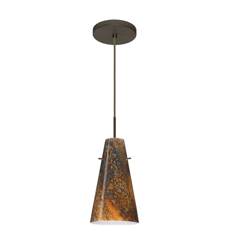 Besa 1JT-4124CE-LED-BR Cierro One Light Pendant Bronze (Discontinued)