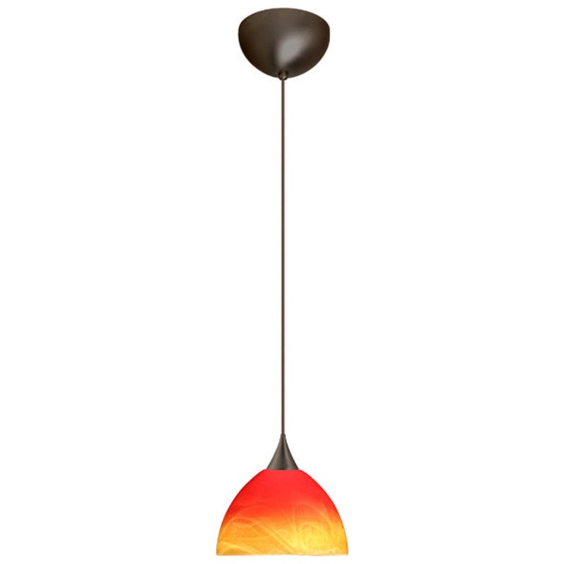 Besa 1XC-4679SL-BR Brella One Light Pendant Bronze