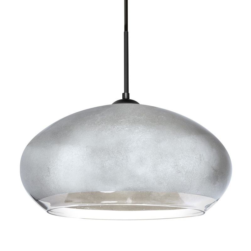 Besa J-4345SF-BK Besa Brio 14 Pendant One Light Pendant Black